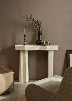Staffa Console Table - Ivory