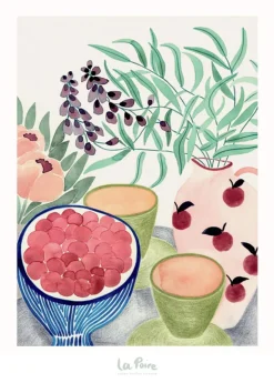 Still Life with Tea and Grapes