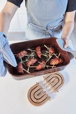Striped Denim Apron