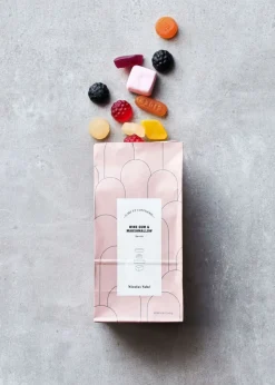 Sweets, wine gum & marshmallow