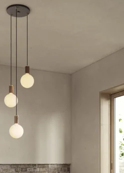 Triple Pendant - White/Black - Sphere IV