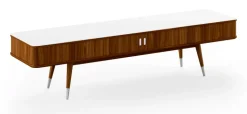TV-Cabinet w. White Corian Top / AK 2720 by Nissen & Gehl