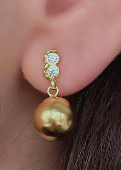 Twin Flow & Disco Ball Earring