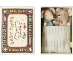 Twins, Baby Mice In Matchbox