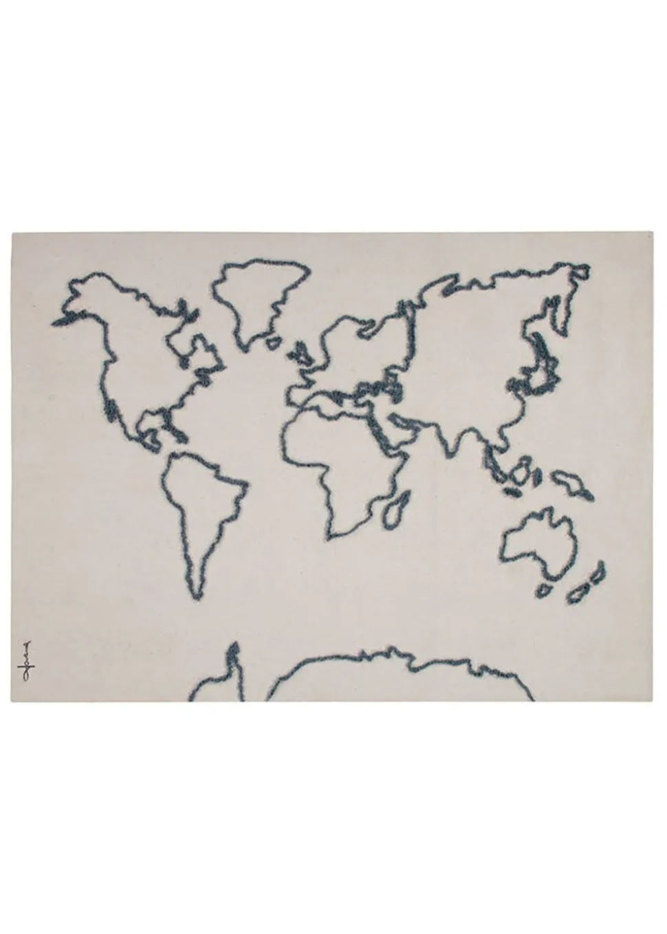 Wall Hanging Canvas Map