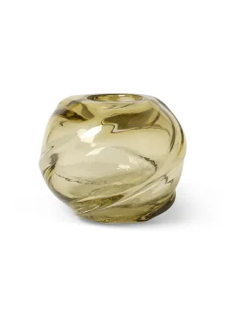 Water Swirl Round Vase