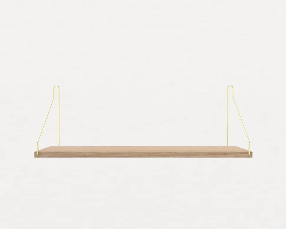 White Oiled Oak Shelf - 60 cm