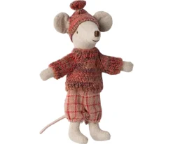 Winter mouse with ski set