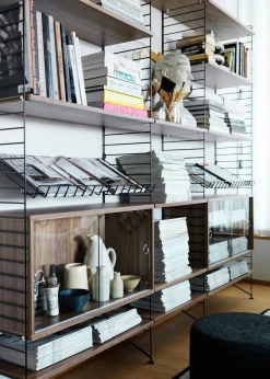 Wire Magazine Shelf