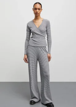 2x2 Cotton Stripe Velon Pants
