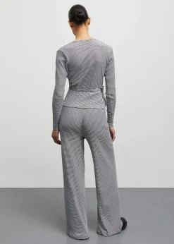 2x2 Cotton Stripe Velon Pants
