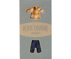 Yellow Checked Shirt And Pants - Dad Mouse